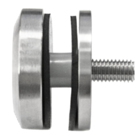 D40 stikla stiprinājuma sānskats ar 10 mm distanceru