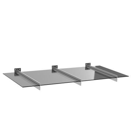 Glass Canopy Kit 3 Supports 1000 mm AISI304 | Strofix