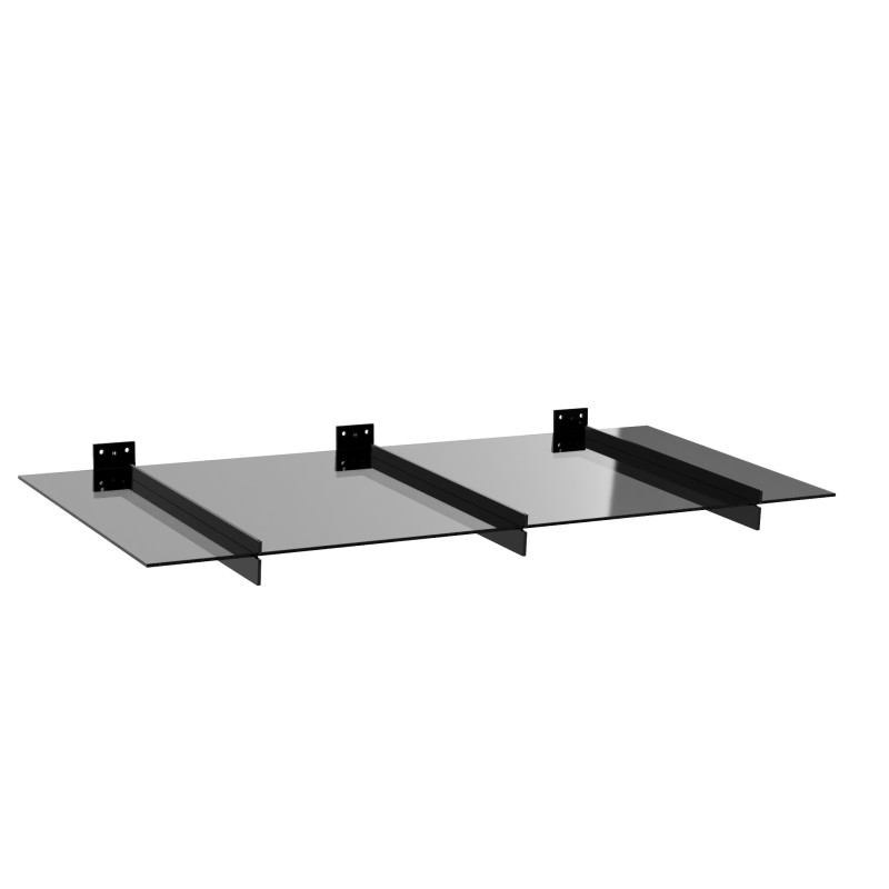 Stikla jumtiņš uz 3 konsolēm 1200 mm | Strofix