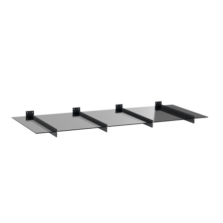 Glass Canopy on 4 Clamp Brackets 1200 mm | Strofix