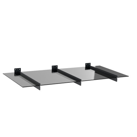 Glass Canopy on 3 Clamp Brackets 1000 mm | Strofix