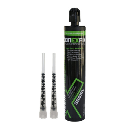 CONEXFIX CFM300PESF 300 mL ķīmiskā enkura kartridžs betona un mūra enkurošanai