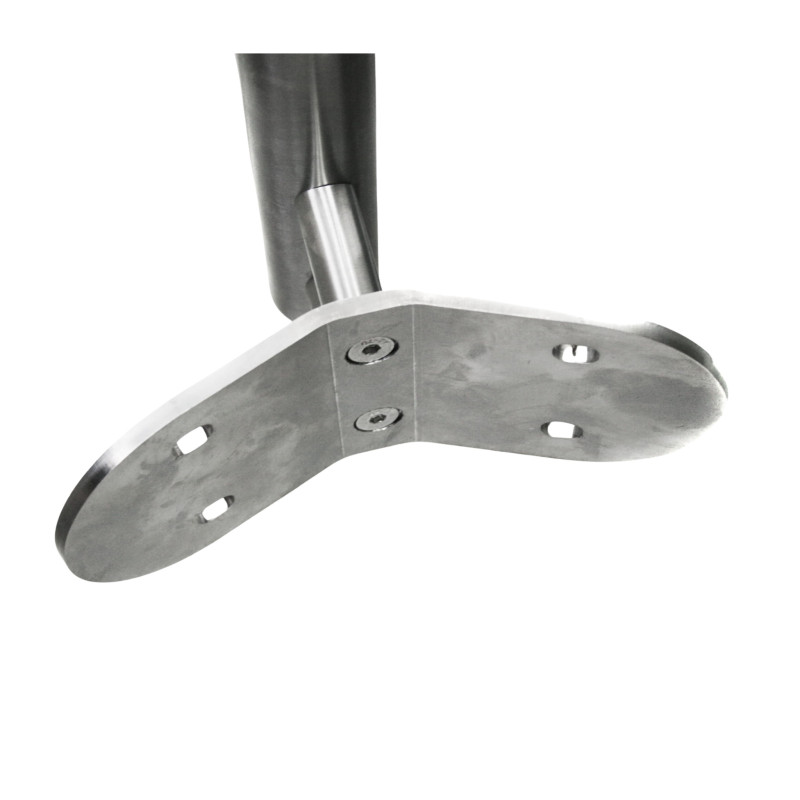 Strofix 135 degree side fastening showing angled plate for an obtuse corner mounting