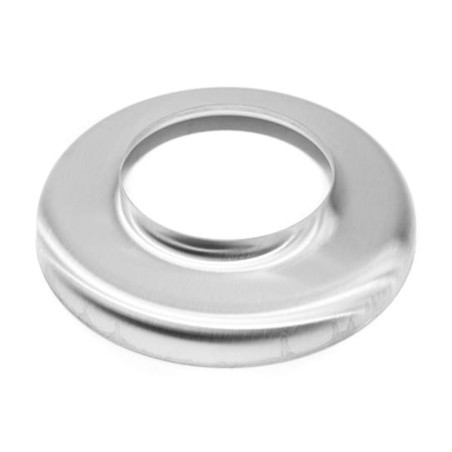 Strofix pamatnes vāks Ø42,4 mm caurulei, Ø95 mm slīpēts, AISI 304 dekoratīvs disks, kas noslēpj apaļa margu staba plāksni
