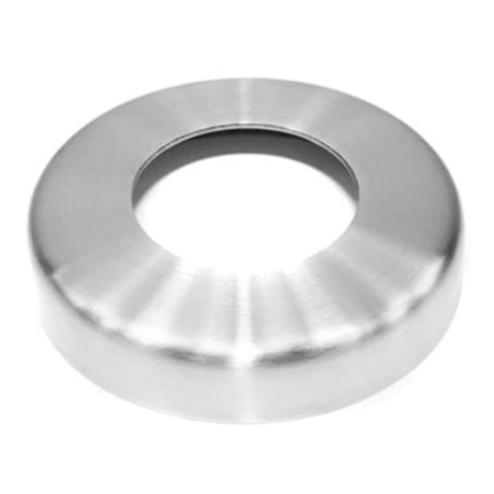 Strofix pamatnes vāks Ø42,4 mm caurulei, Ø95 mm slīpēts, AISI 304 316 dekoratīvs disks, kas noslēpj margu staba plāksni