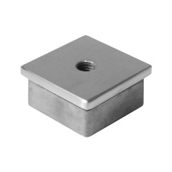 Plakans nosegvāks 40x40x2 mm, ar M8 vītni, slīpēts | Strofix