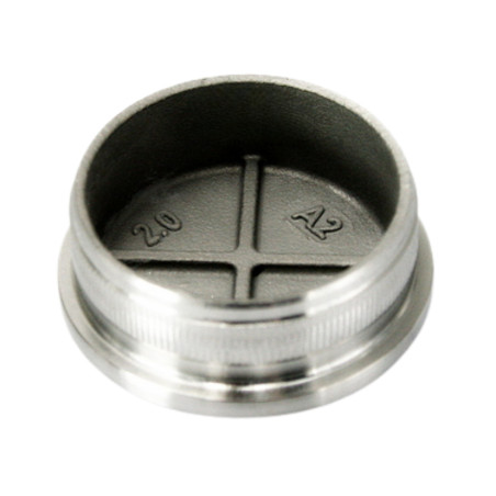 Flat End Cap Press-Fit Ø42.4/48 mm Tube | Strofix