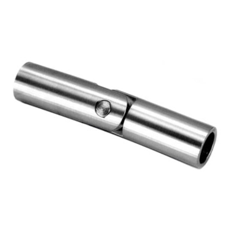 Strofix adjustable elbow Ø10 rod detail showing satin finish and adjustable connection