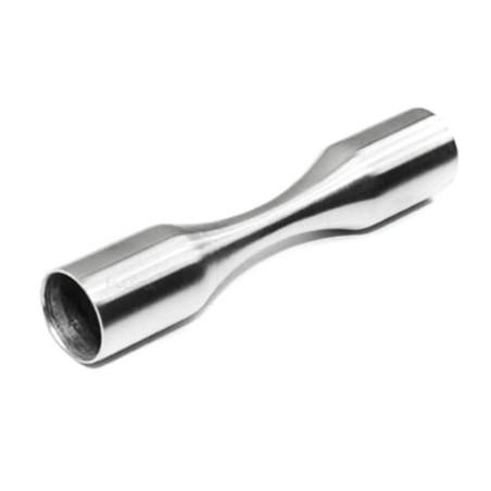 Strofix bend elbow for Ø12 mm rod 70 mm, satin AISI 304, pre-formed curved bend for solid railing rod