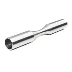 Strofix bend elbow for Ø12 mm rod 102 mm, satin AISI 304, pre-formed curved bend with a longer leg for solid railing rod