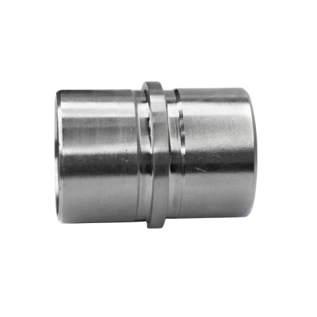 Strofix AISI 304 taisns savienotājs Ø42,4 mm apaļai caurulei ar minimālu ārējo šuvi