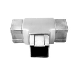 Strofix T connector 40x40 showing the three-arm tee junction for square tube