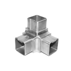 Strofix Y connector 40x40 showing the three-arm Y junction for square tube