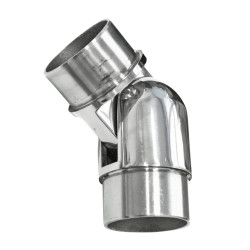 Adjustable elbow for pipe 42.4x2 mm, Polished, 90° | Strofix