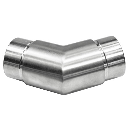 Strofix pulēts gludais līkums 135° Ø42,4 sānskatā ar 44 mm augstumu