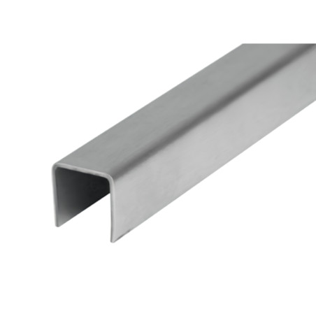 Profils sēdināms uz stikla 12,76mm, slīpēts, 2500mm