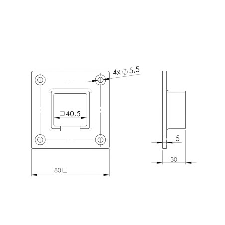 Axial handrail fastening
