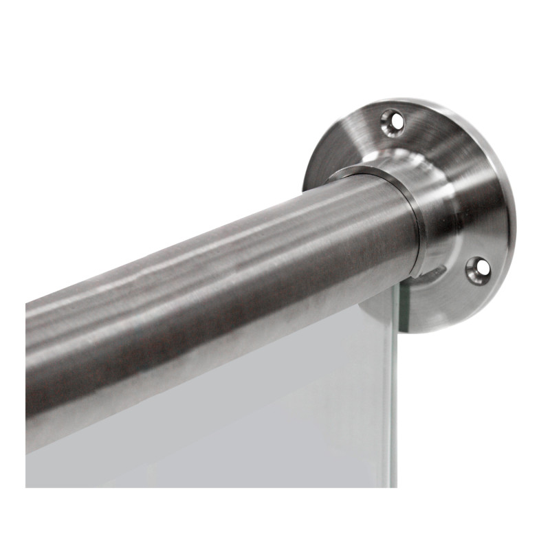 Axial handrail fastening 42,4, Satin