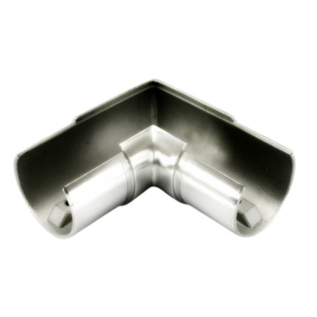 Elbow for handrail 42,4, Satin, 90°