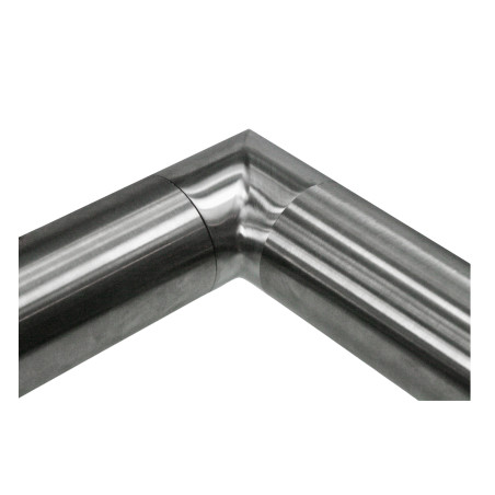 Elbow for handrail 42,4, Satin, 90°