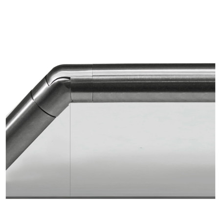 Lentera regulējams savienojums 42,4mm, slīpēts, apakšējais