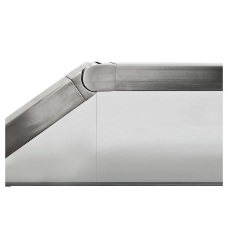 Lentera regulējams savienojums 40x40mm, slīpēts, augšējais