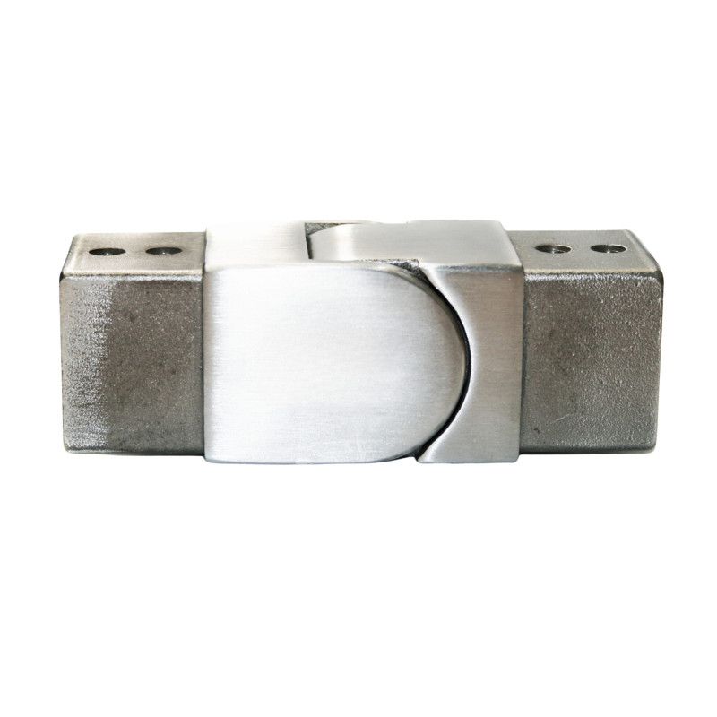 Elbow adjustable for slot handrail 40x40mm, Satin, Upper