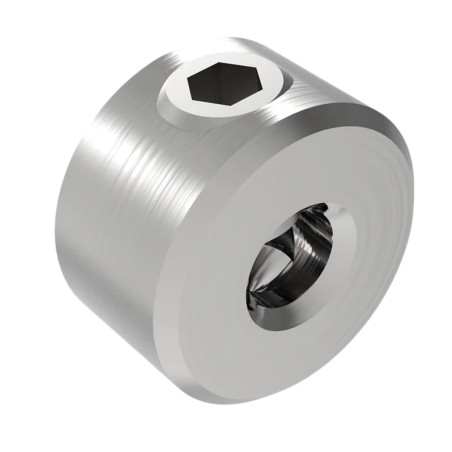 Strofix wire rope tensioner for Ø3 mm cable, satin AISI 316, with an M8 screw