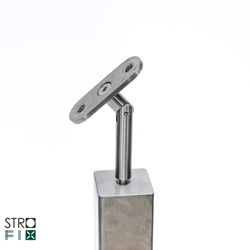 Rod railing system for stairs, End Right - Flat