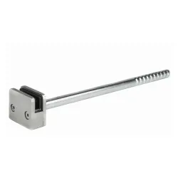 Technical drawing of Strofix glass holder with rod 16x320 mm and holder dimensions 50x60 mm