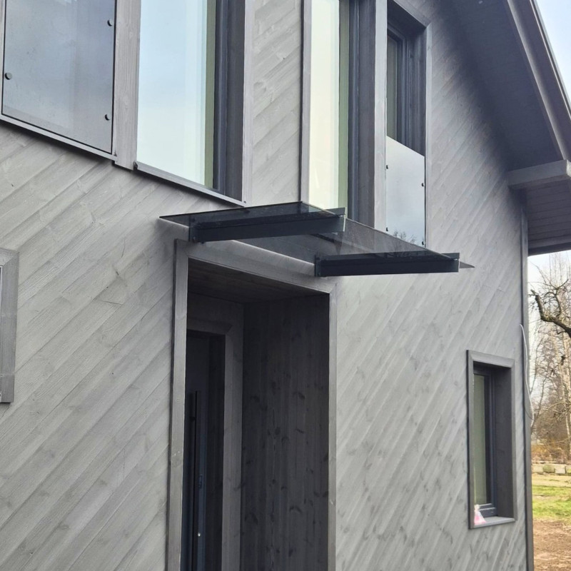 Clamp Bracket for Glass Canopy S 1000 mm | Strofix