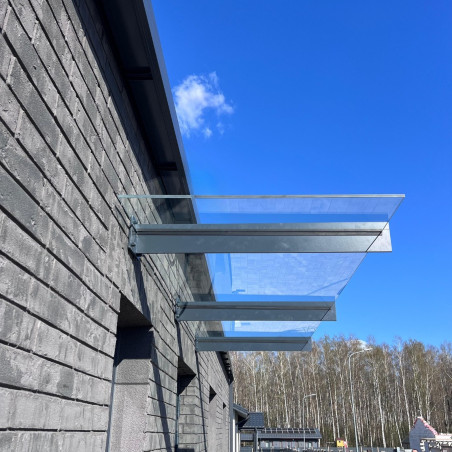 Clamp Bracket for Glass Canopy M 1200 mm | Strofix