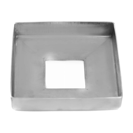 Strofix 110x110 mm nosegvāka apakšpuse – 25 mm mala nosedz 100x100 mm pamatnes plāksni