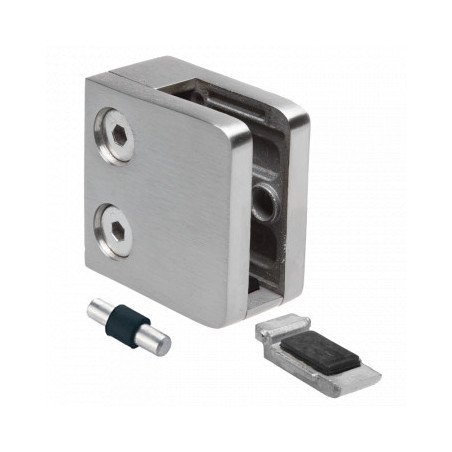 Glass clamp for flat