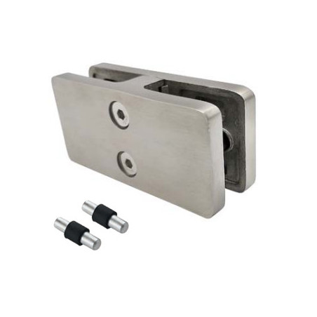 Connector glass clamp