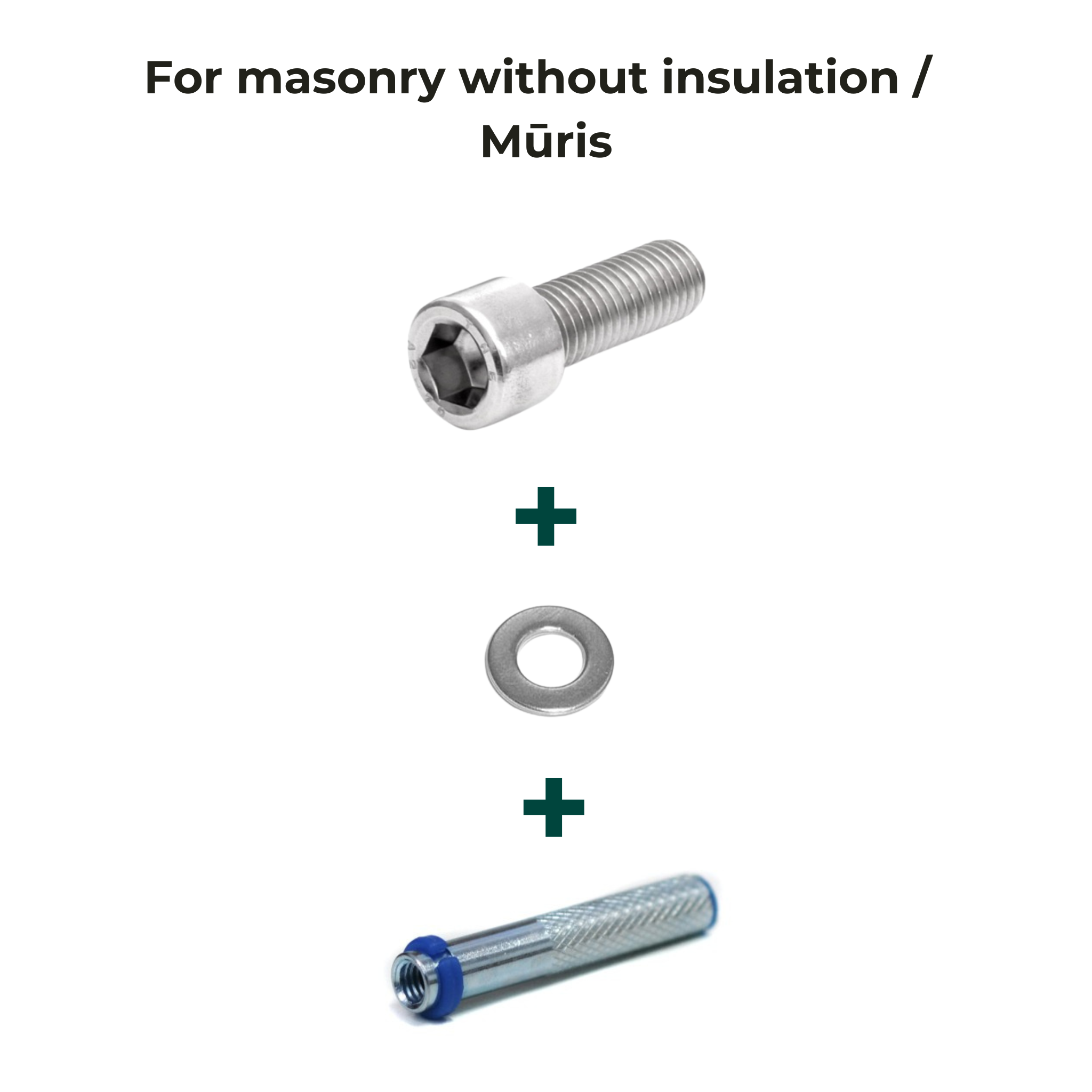 For masonry without insulation /  Mūris - Strofix