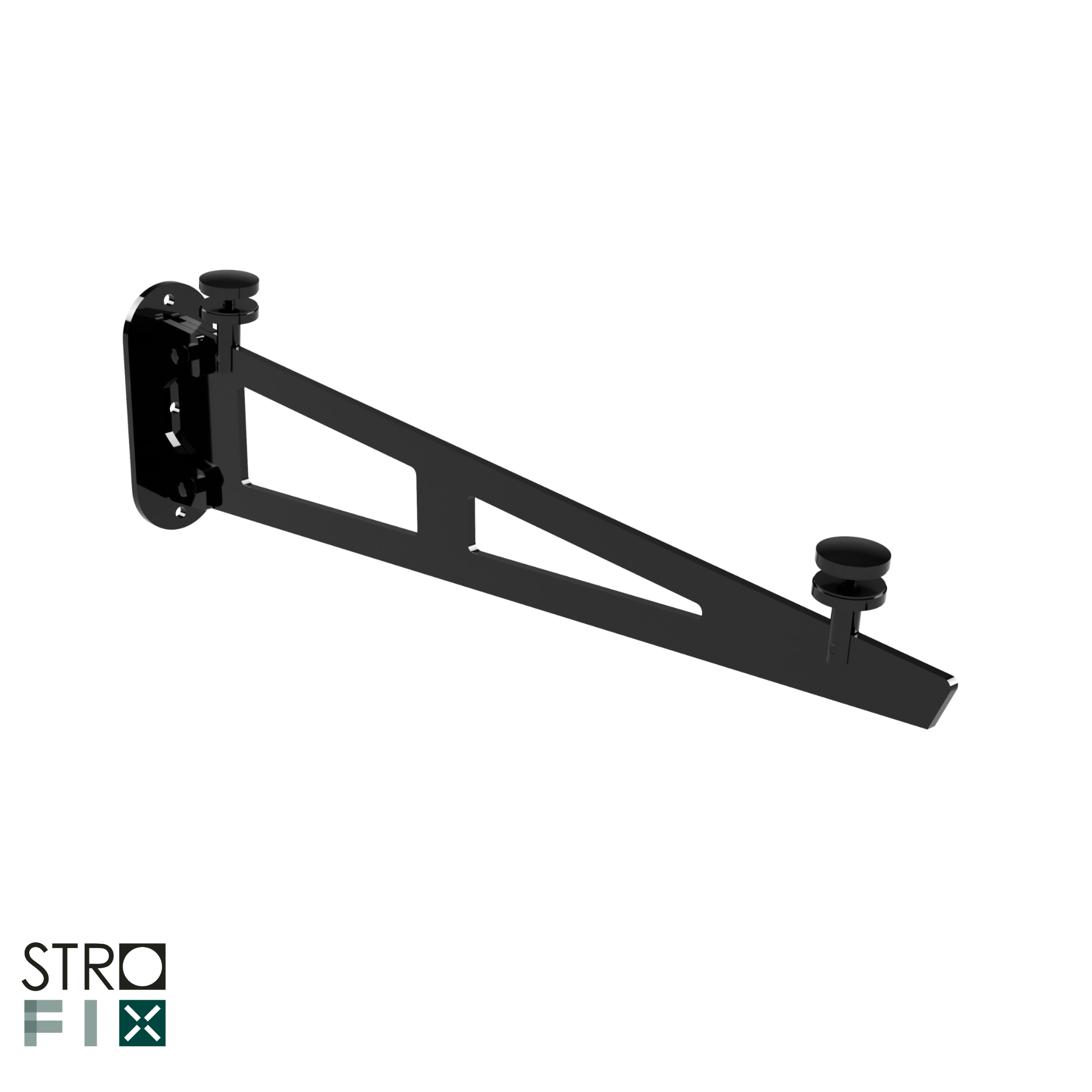 Under supported bracket for glass canopy - StroFIX