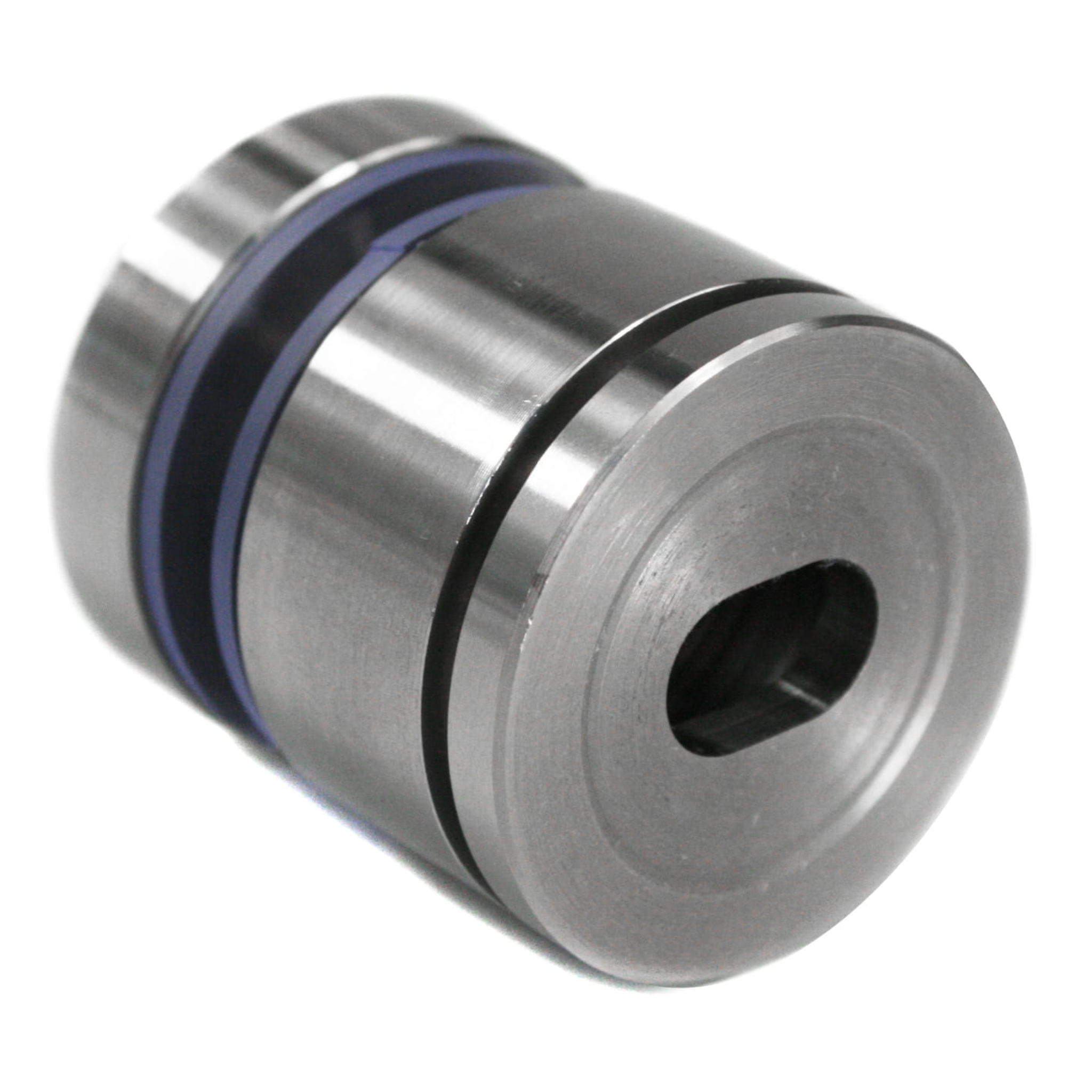 Glass adaptor D35, adjustable, SS, satin