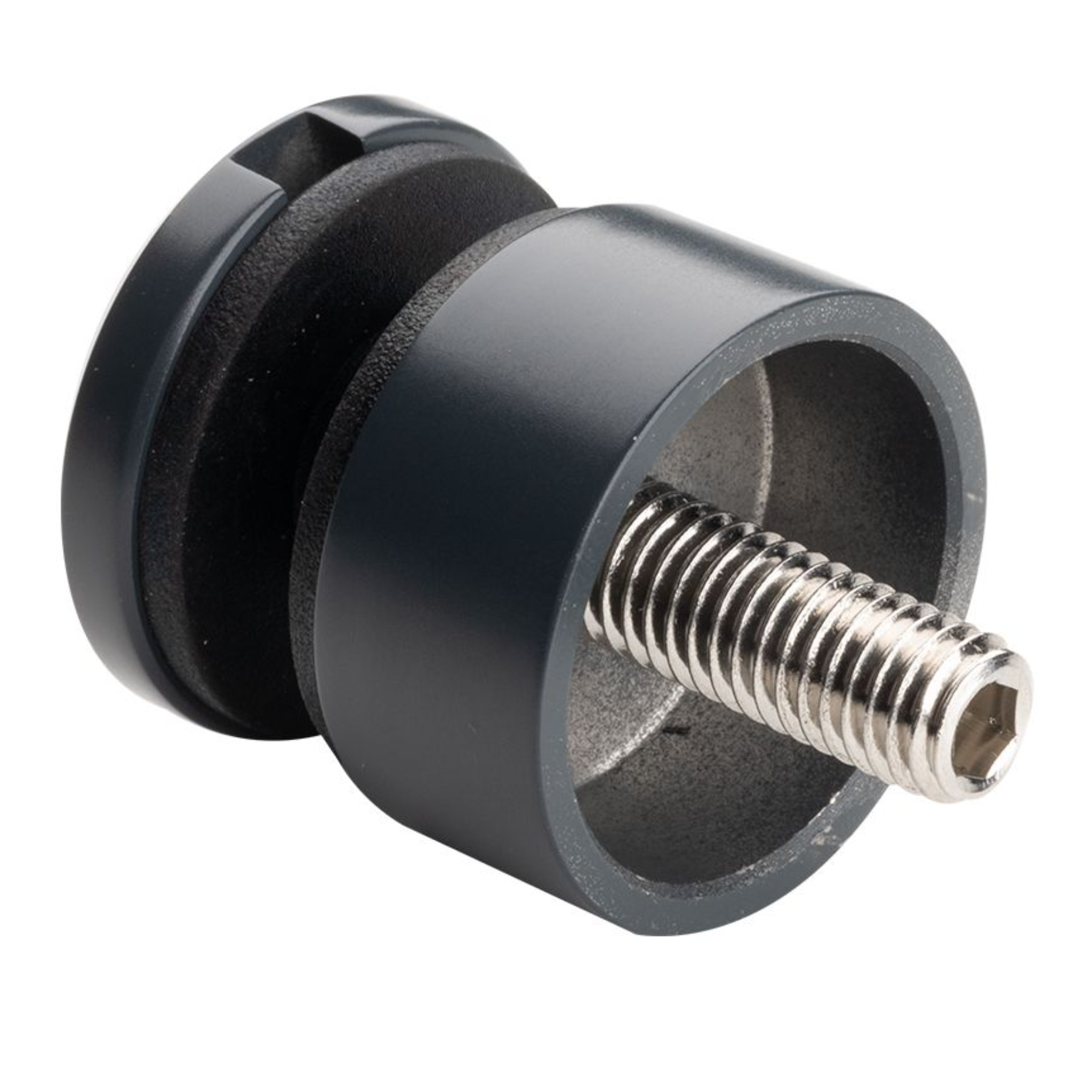 Glass adaptor D30, SS, color, Anthracite - Strofix