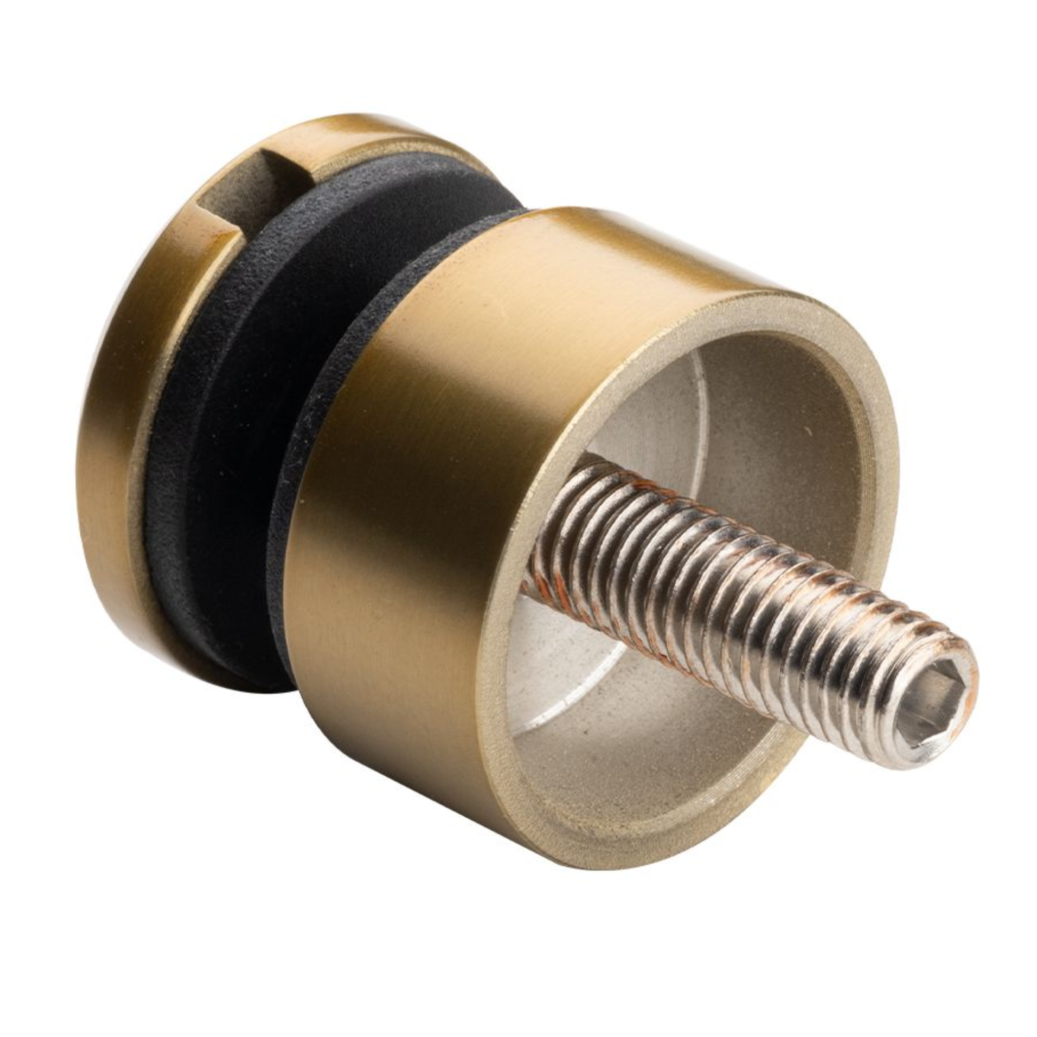 Glass adaptor D30, SS, color, Gold satin - Strofix