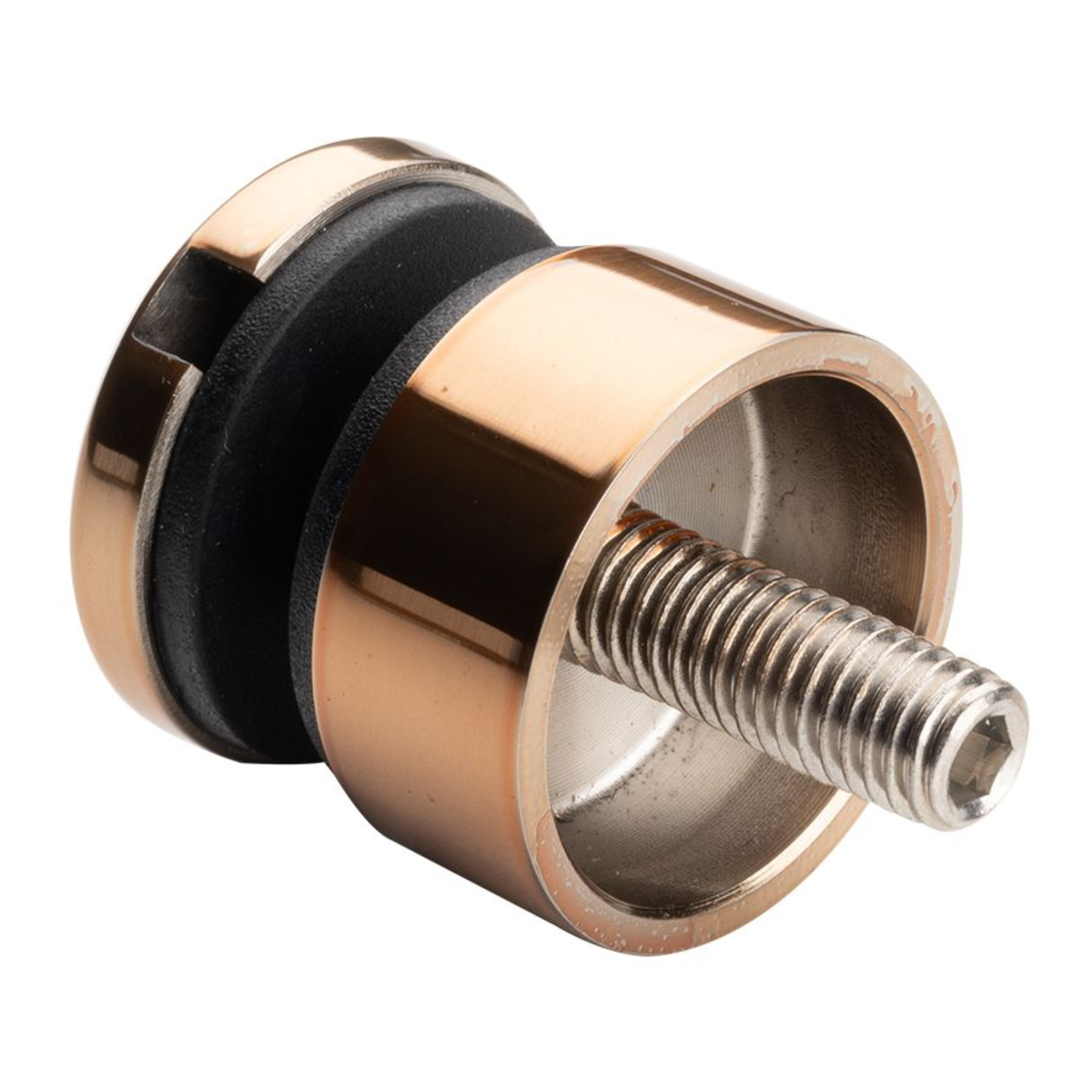 Glass adaptor D30, SS, color, Copper polished - Strofix