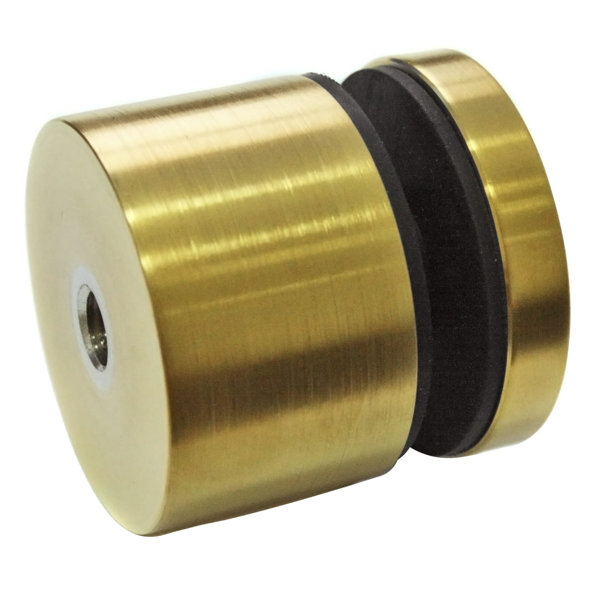 Glass adaptor D50, with inner thread, SS, color, Gold satin - Strofix