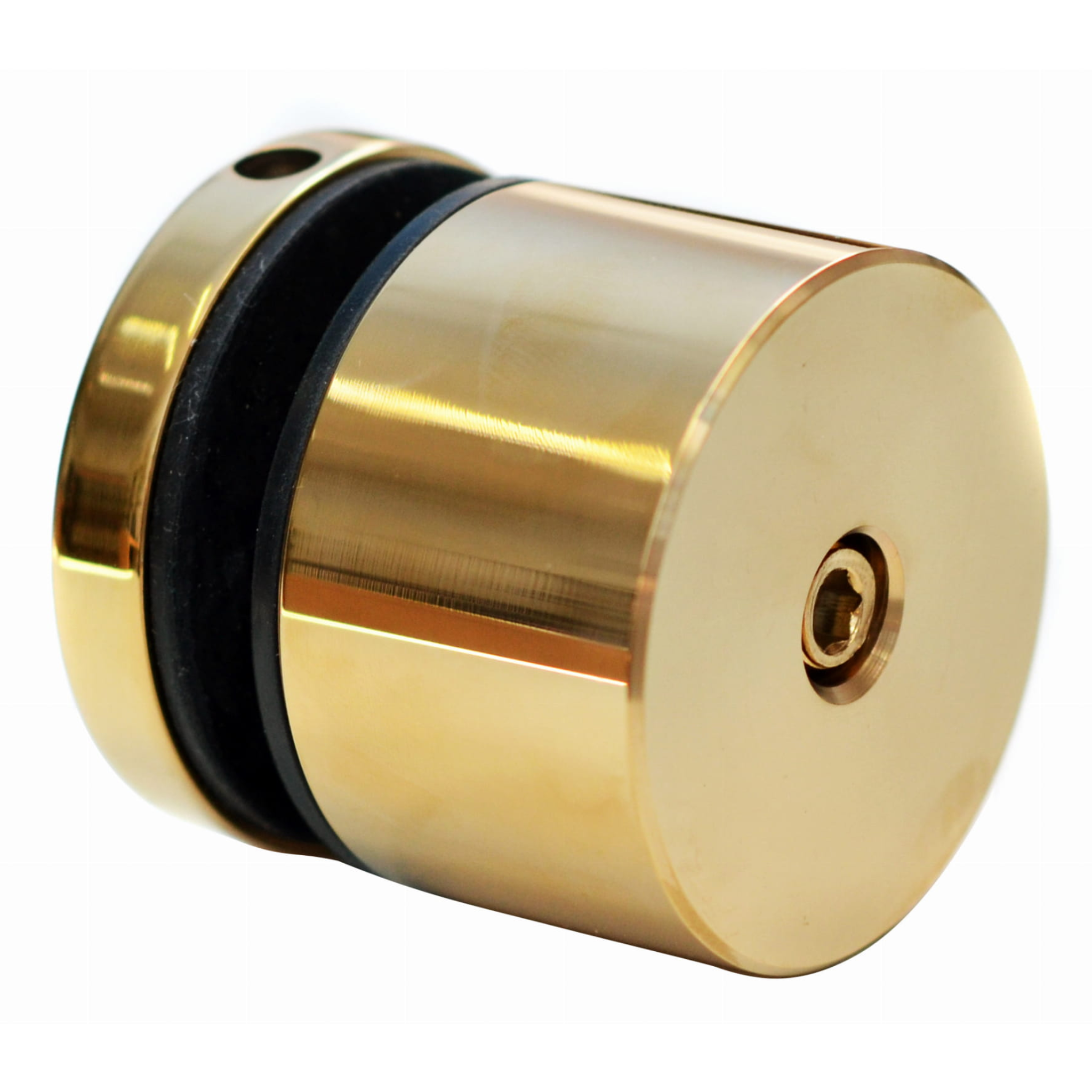 Glass adaptor D50, with inner thread, SS, color, Gold Polished - Strofix