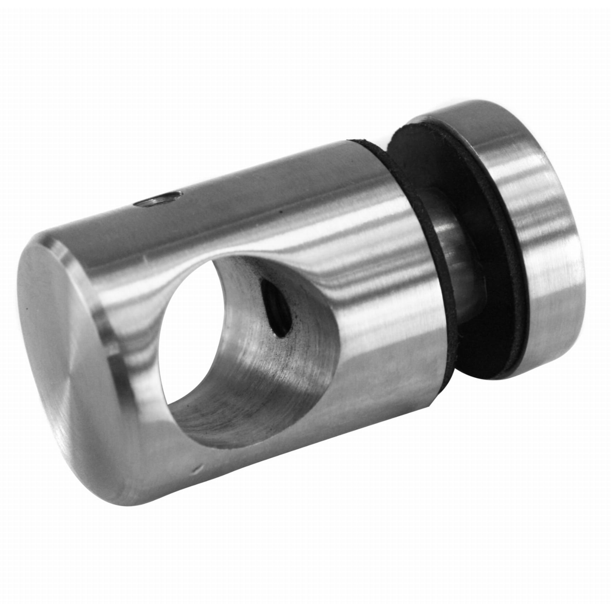 Glass adaptor, D25, SS, satin - Strofix